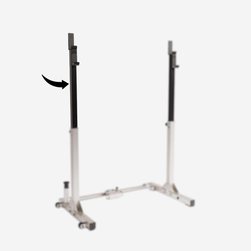 PICIOR SUPERIOR STÂNGA - Piesă schimb bodybuilding suport rack pliabil 120 Kg