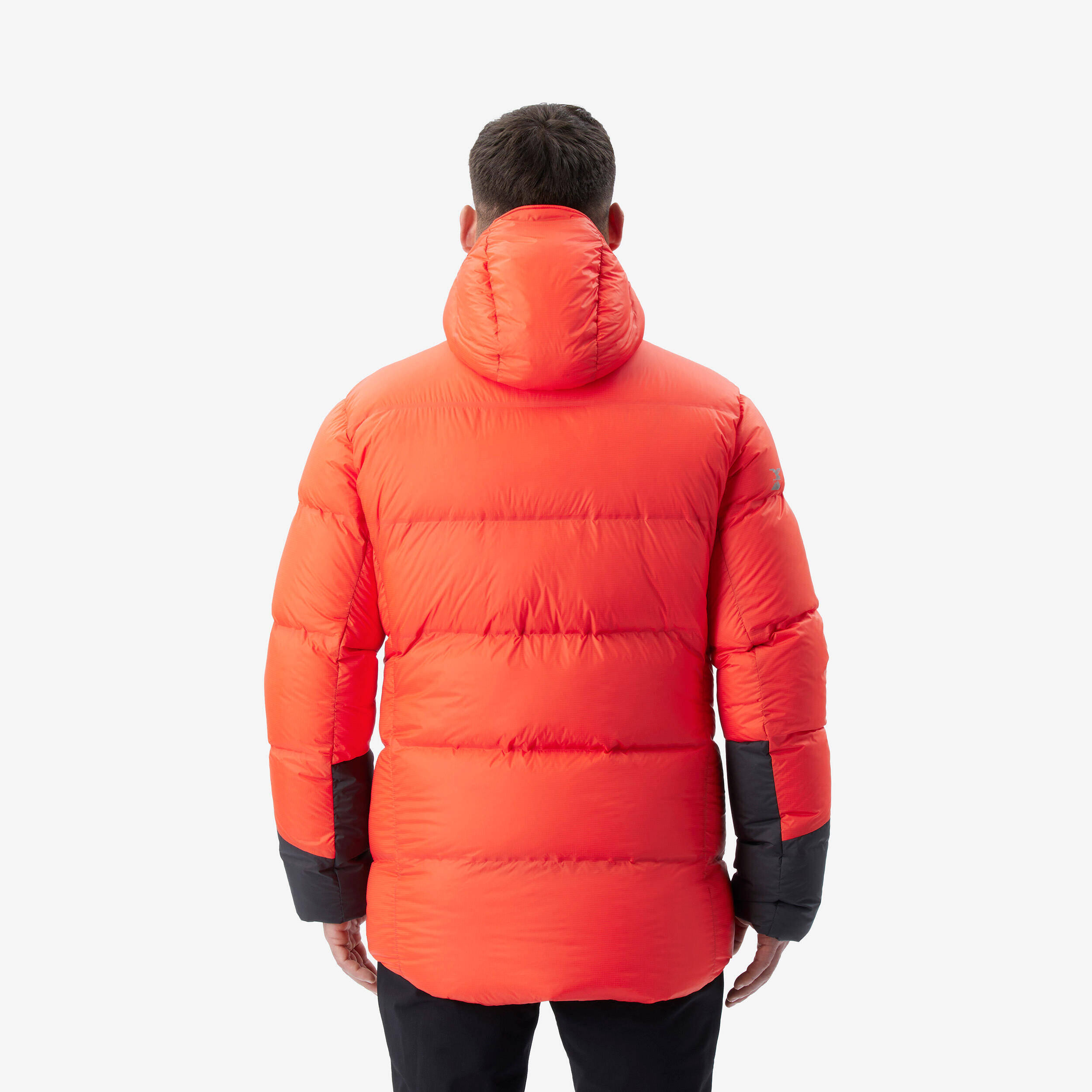 Men’s mountaineering down jacket - MAKALU red -  4