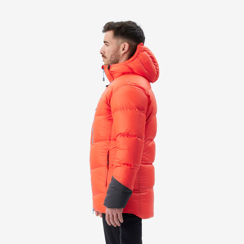 Doudoune d'alpinisme en duvet Homme - MAKALU rouge