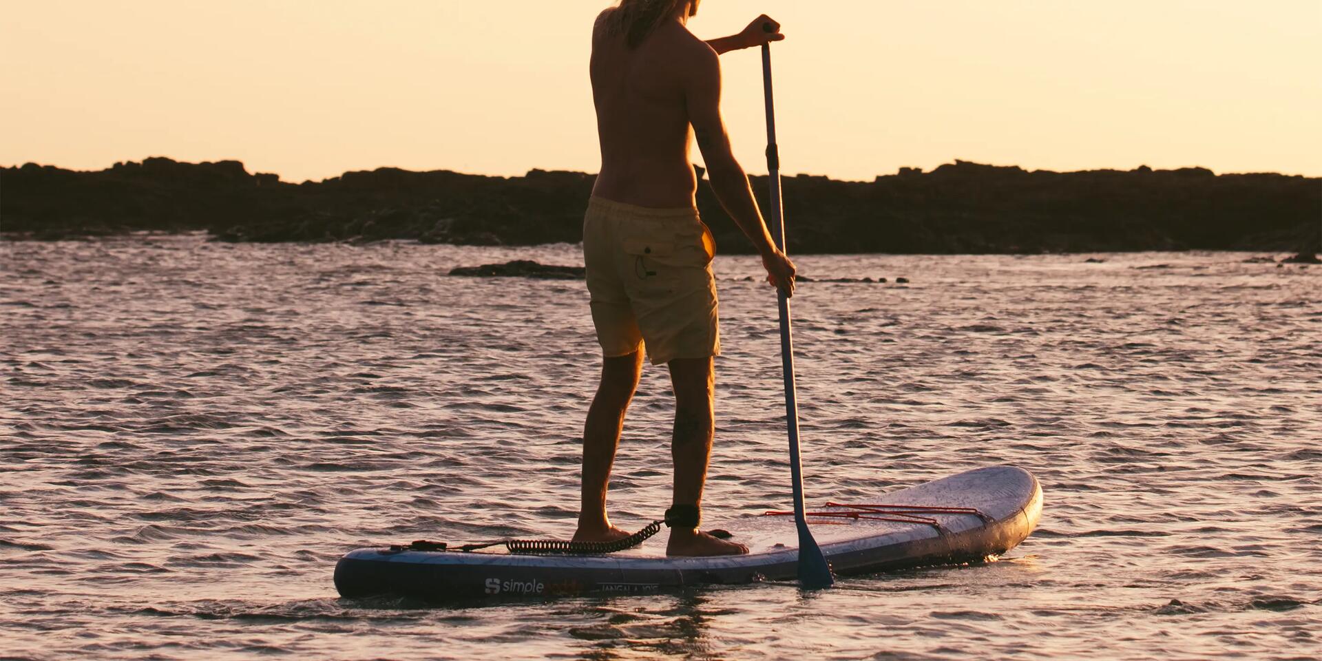 Picture of a woman on a paddleboard