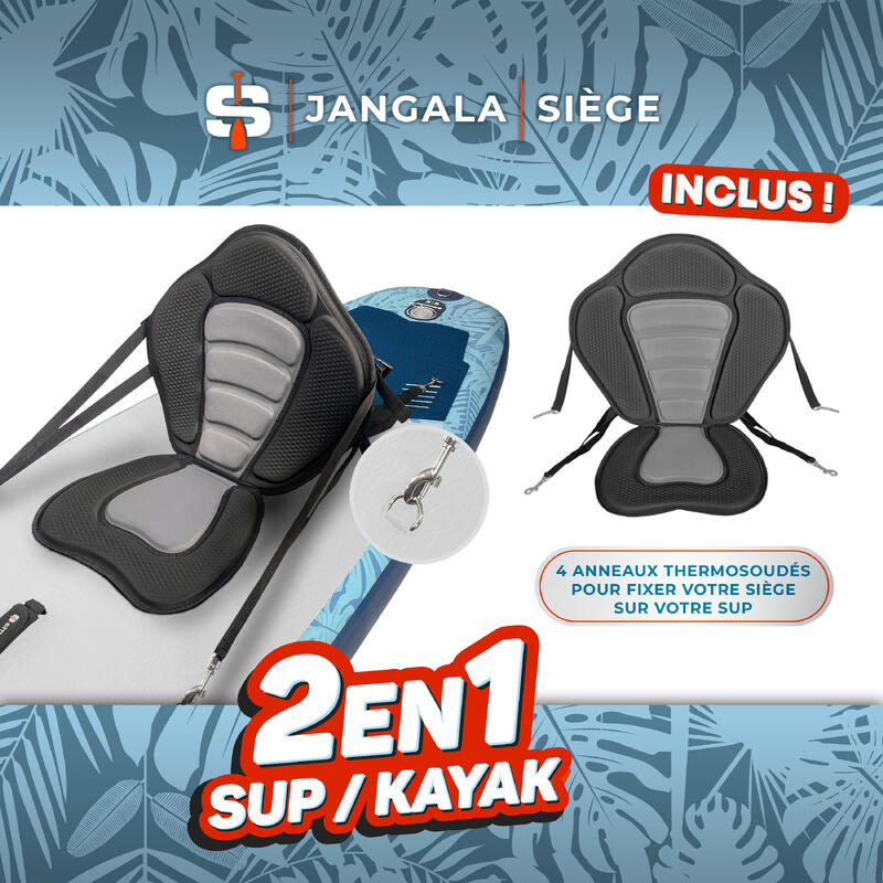 PACK STAND UP PADDLE + SIEGE 10'6