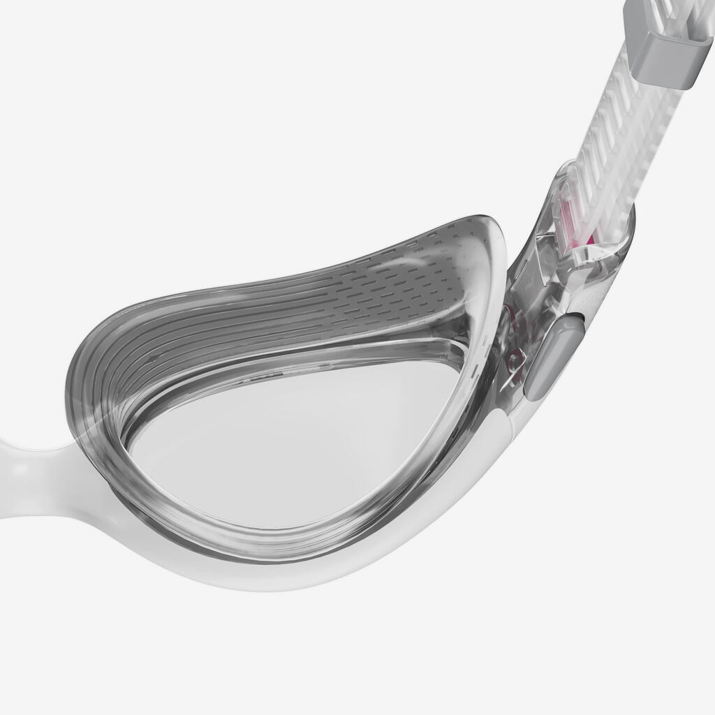 Women's swimming goggles SPEEDO BIOFUSE 2.0 white grey