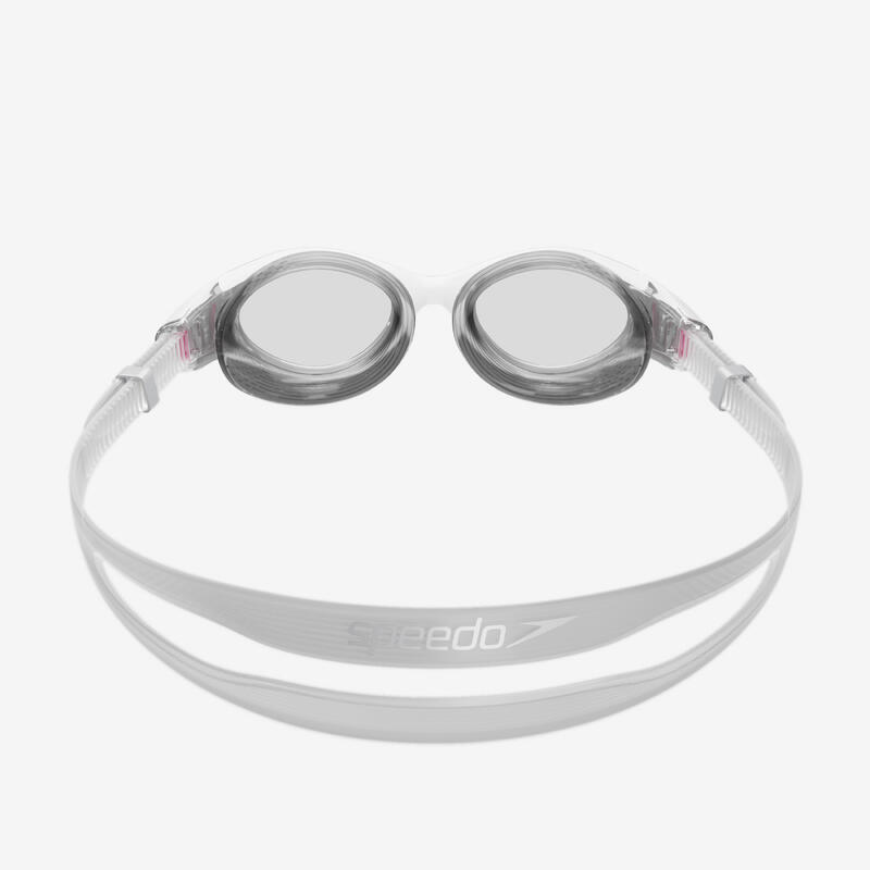 Zwembril voor dames BIOFUSE 2.0 lichte glazen wit/grijs