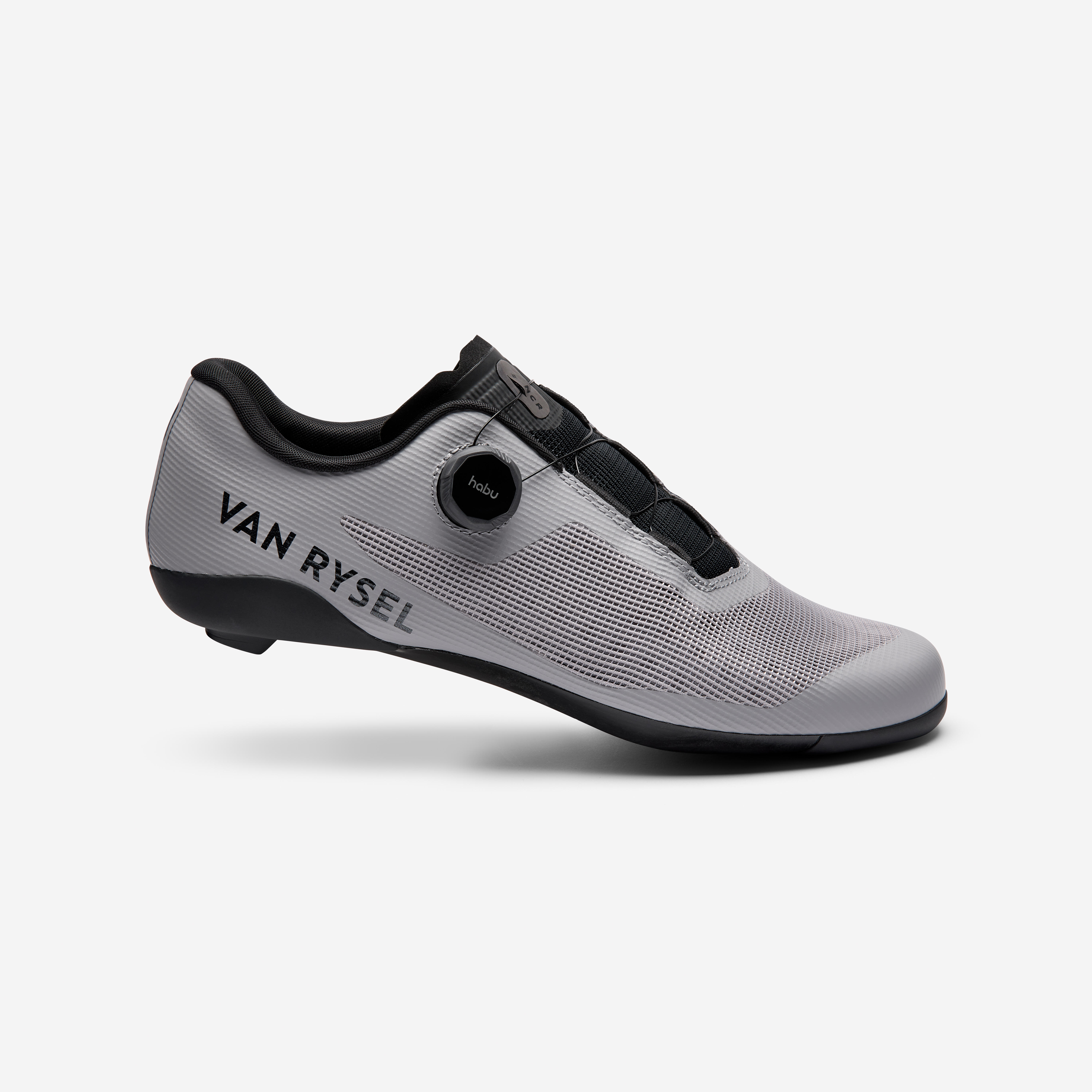 Calçado de ciclismo de estrada van rysel ncr air cinzento