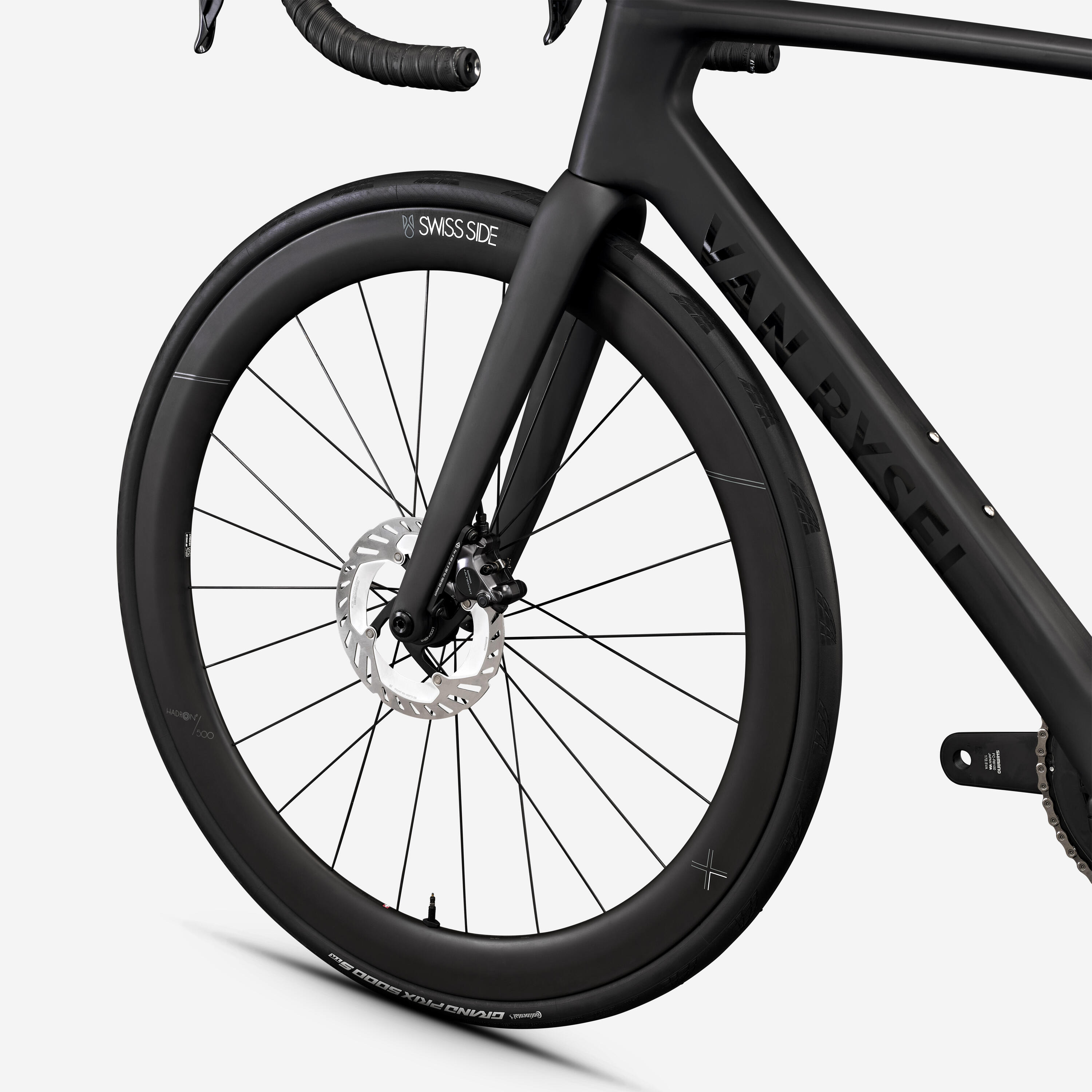 Road Bike RCR Pro Shimano Ultegra DI2 with Power Sensor - Raw Carbon 7/13