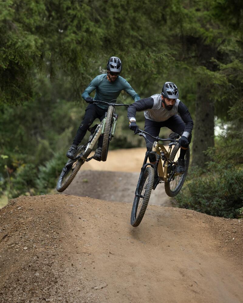 mountain bikes