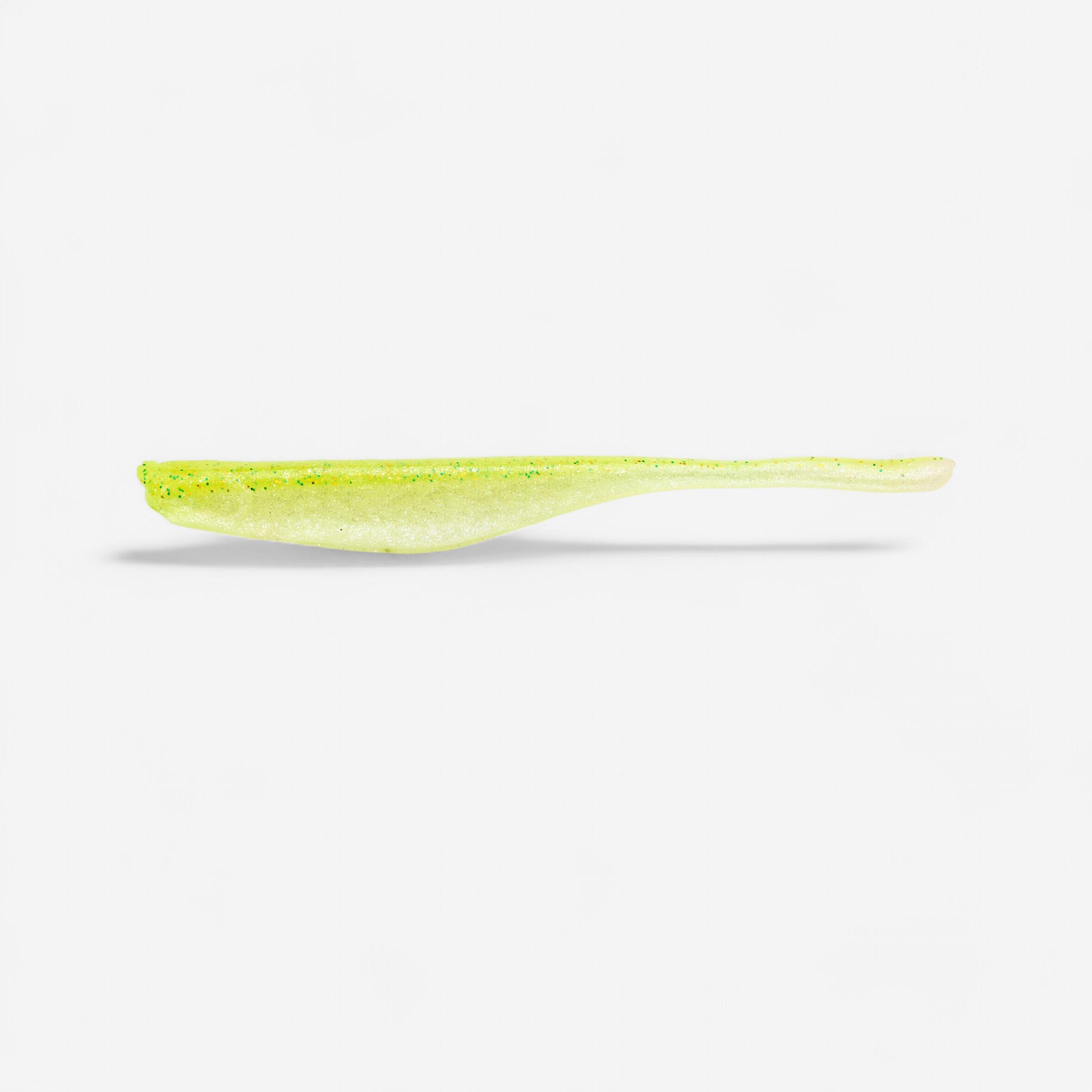 FINESS SOFT LURE WITH ATTRACTANT WXM YUBARI FINSS 75 CHARTREUSE