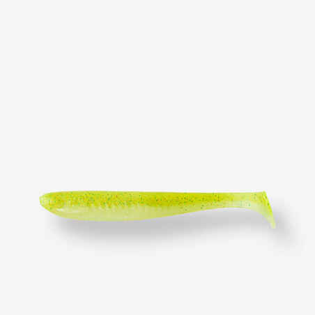 SHAD SOFT LURE WITH WXM YUBARI SHD 82 ATTRACTANT CHARTREUSE