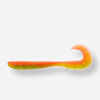 Mäkká umelá nástraha typu twister s atraktantom WXM Yubari GRB 130 oranžová