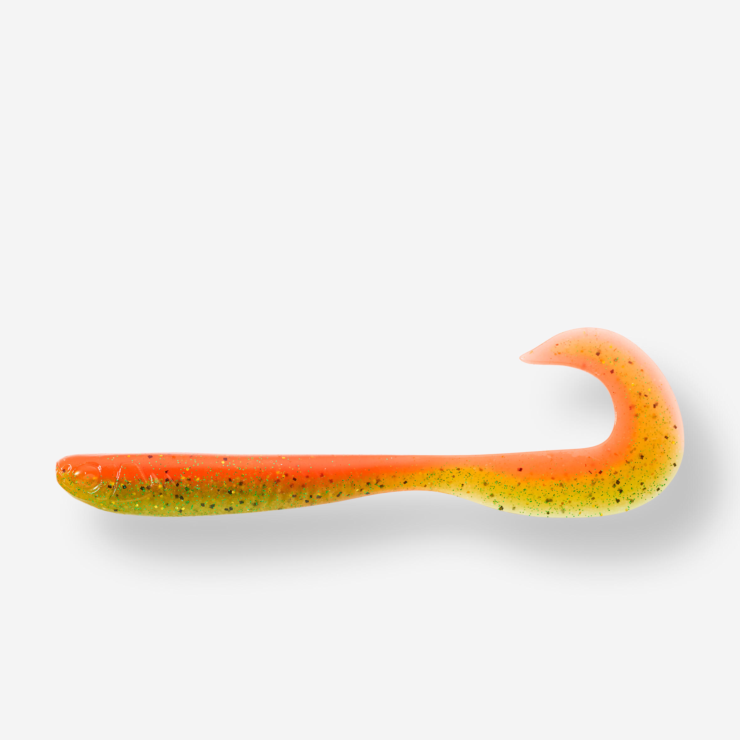 GRUB COMMA SOFT LURE WITH ATTRACTANT WXM YUBARI GRB 130 ORANGE