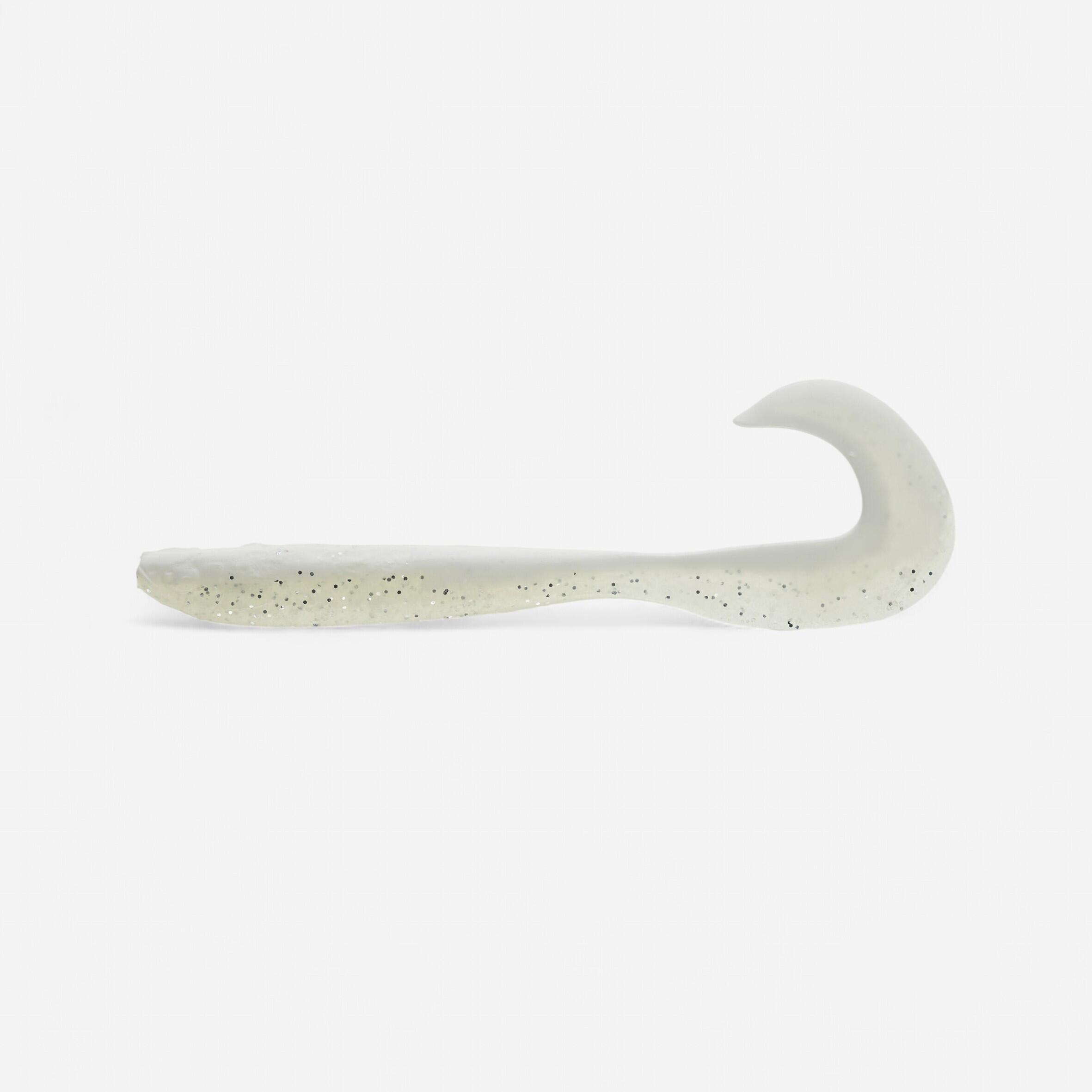 Caperlan - Leurre Souple Virgule Grub Avec Attractant Wxm Yubari Grb 90 Blanc - Leurre Souple - Peche - Blanc - Taille Unique - Decathlon
