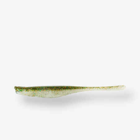 Minkštas „finesse avec“ masalas su viliojimo medžiaga „WXM YUBARI FINSS 100“, žalia