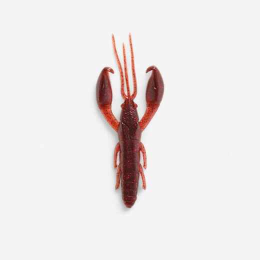 
      Gummiköder Krebs mit Lockstoff WXM Yubari CRW 2'' 5 cm Back Red Craw 
  