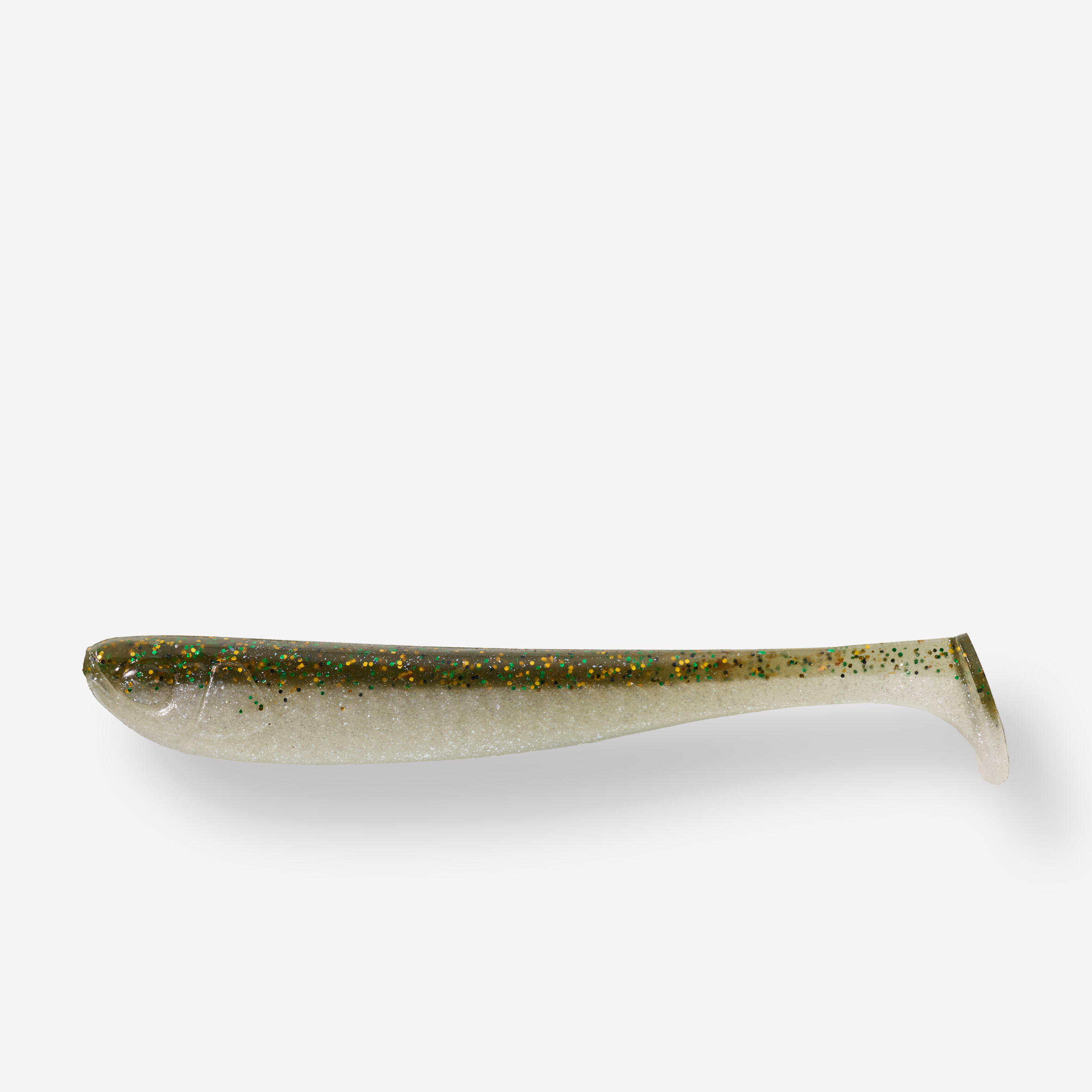 CAPERLAN SHAD SOFT LURE WITH WXM YUBARI SHD 120 ATTRACTANT GREEN