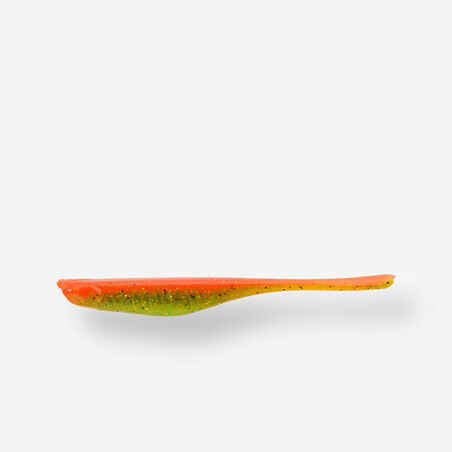 Minkštas „finesse“ masalas su viliojimo medžiaga „WXM Yubari Finss 75“, oranžinė
