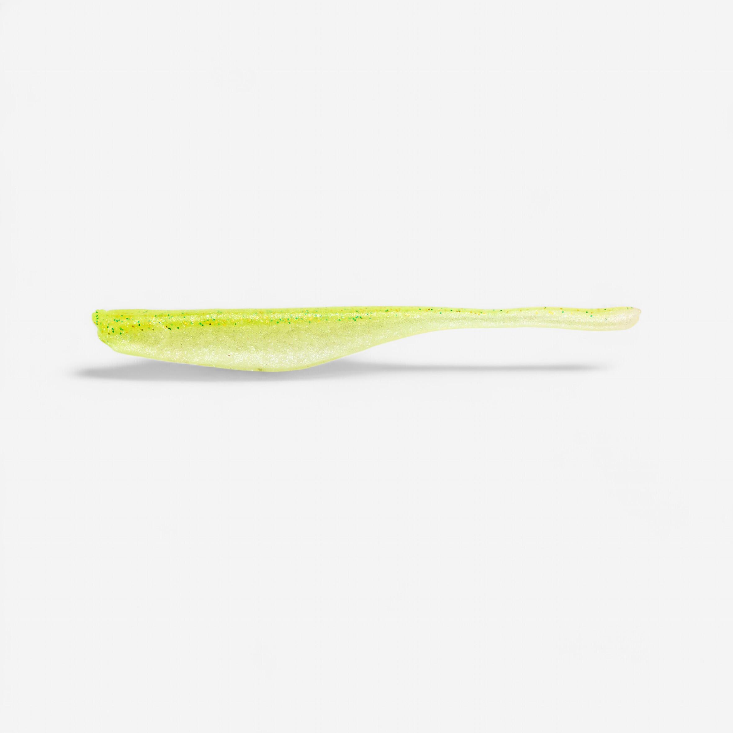 CAPERLAN FINESS SOFT LURE WITH ATTRACTANT WXM YUBARI FINSS 100 CHARTREUSE