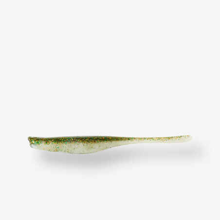 Minkštas „finesse avec“ masalas su viliojimo medžiaga „WXM YUBARI FINSS 75“, žalia