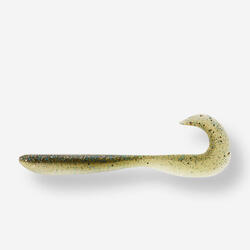 LEURRE SOUPLE VIRGULE GRUB AVEC ATTRACTANT WXM YUBARI GRB 130 GREMILLE