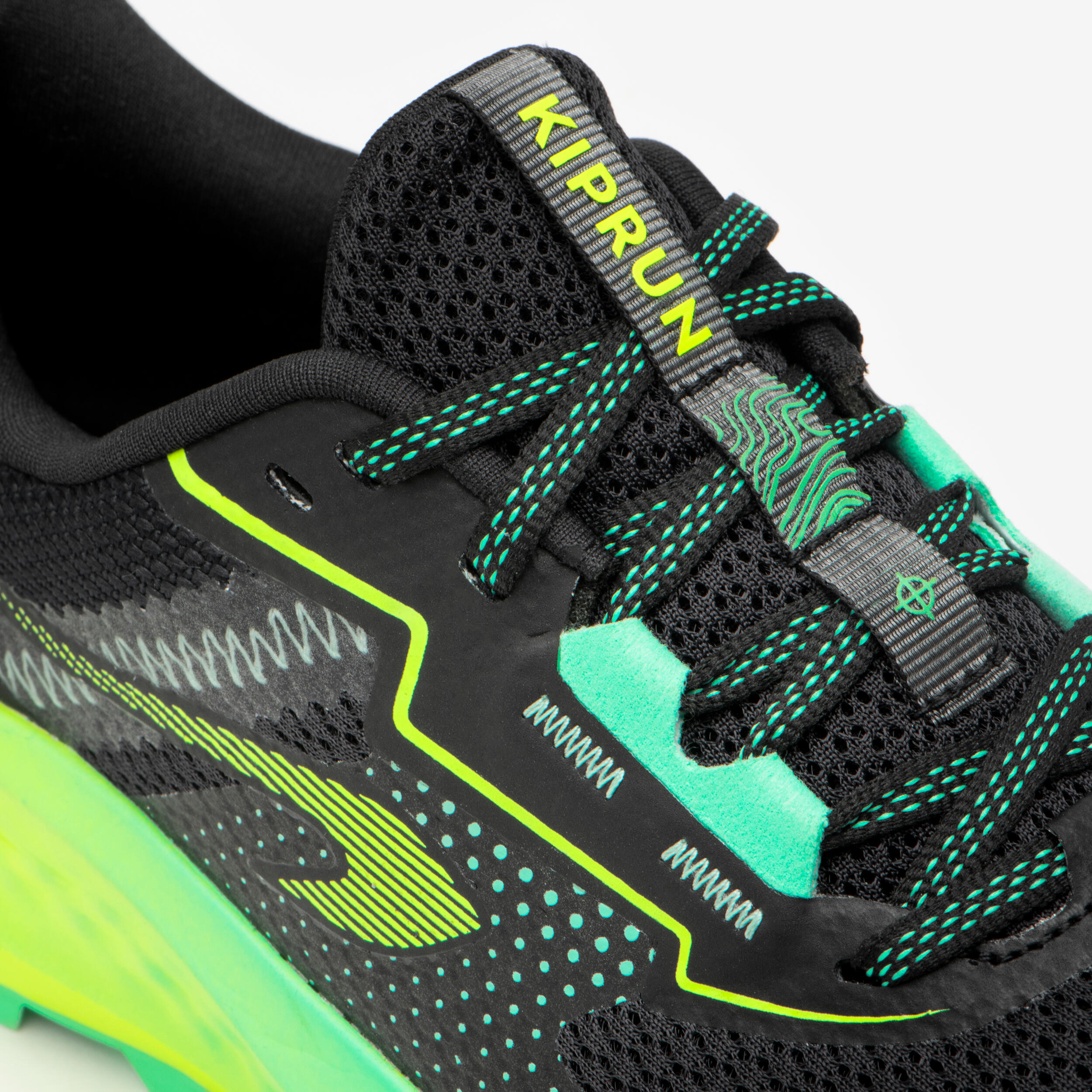 Trail- en cross schoenen voor kinderen K500 GRIP zwart 9/9