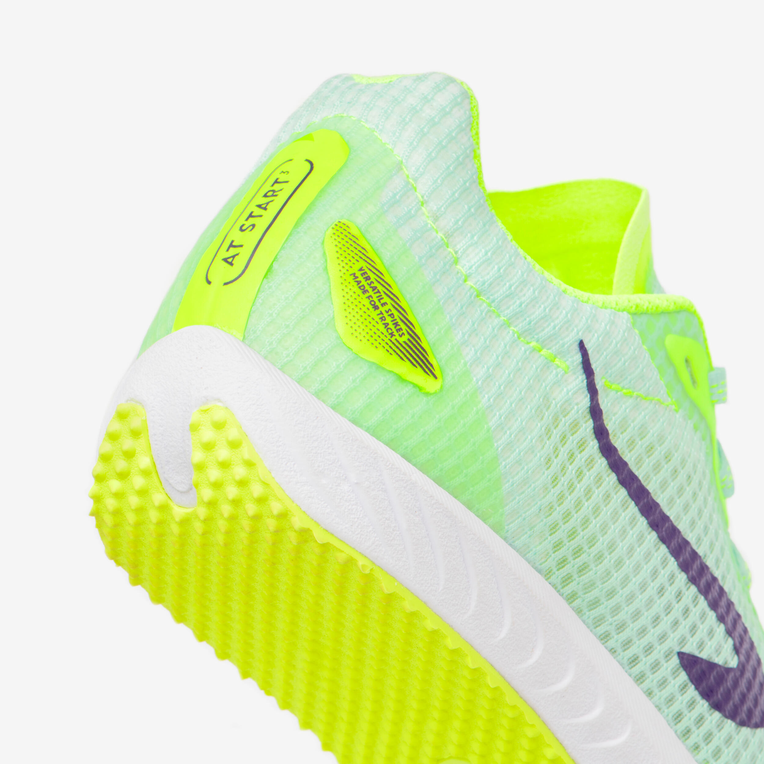 Kids and Adults AT START V3 Athletics Spikes Shoes - Green 4/8