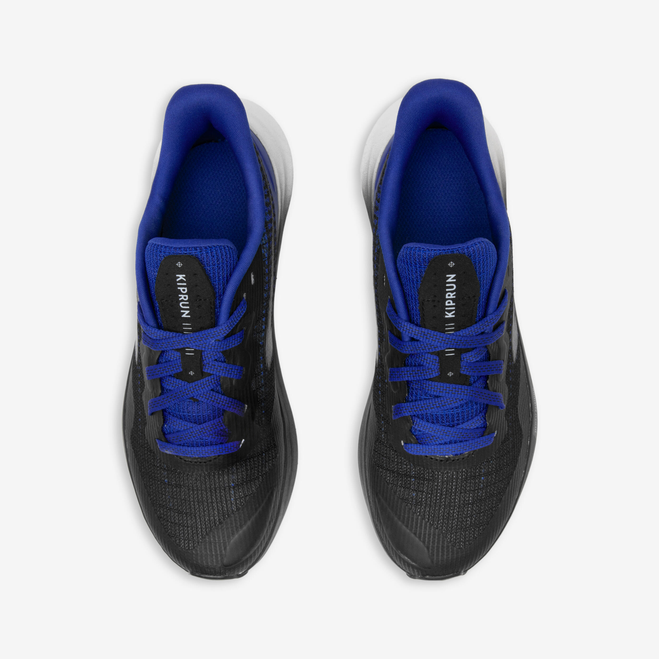Kids' KIPRUN K500 FAST running shoes - black and blue 7/8