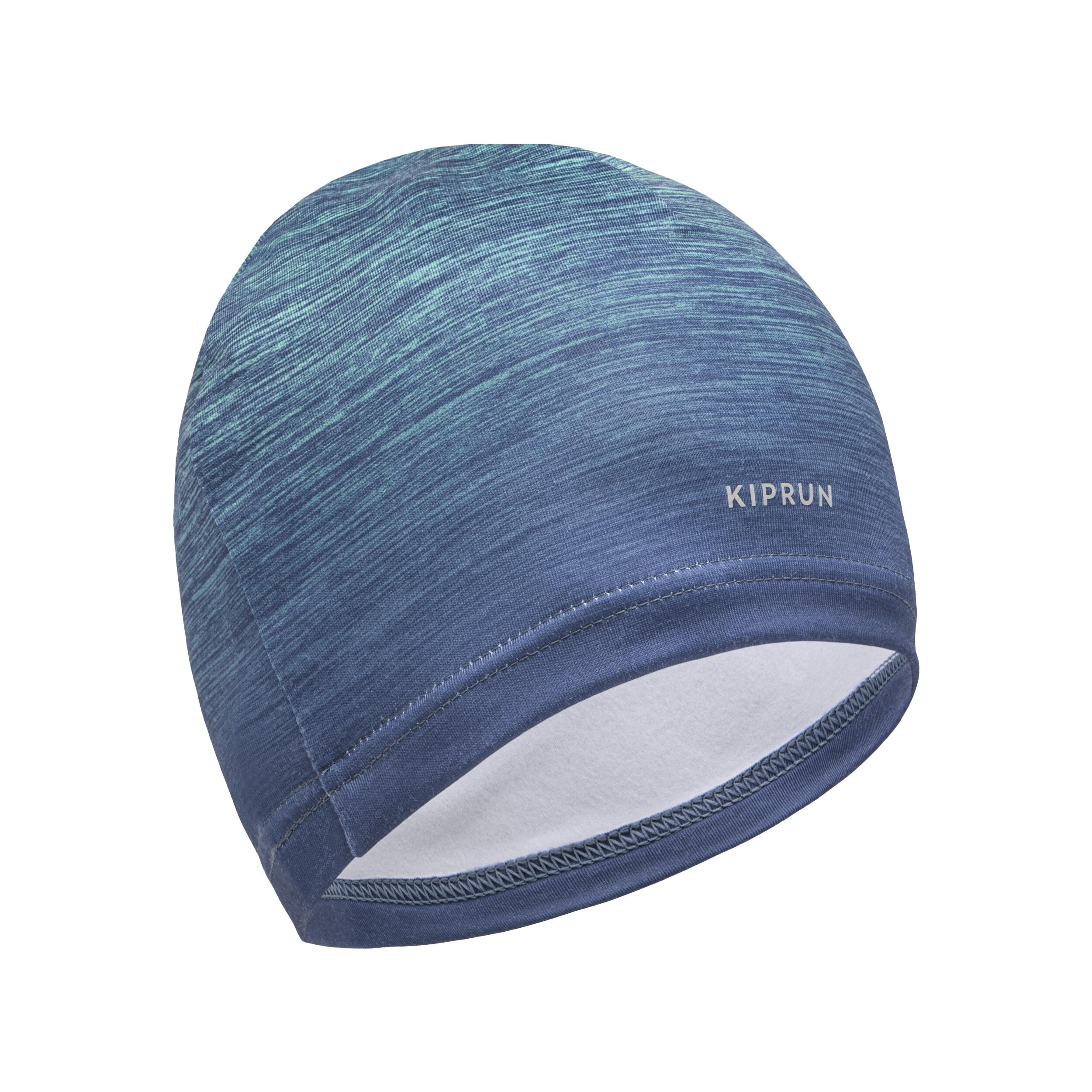 KIPRUN DRY+ Kid's Waterproof Running Hat - Navy/Green KIPRUN | Decathlon