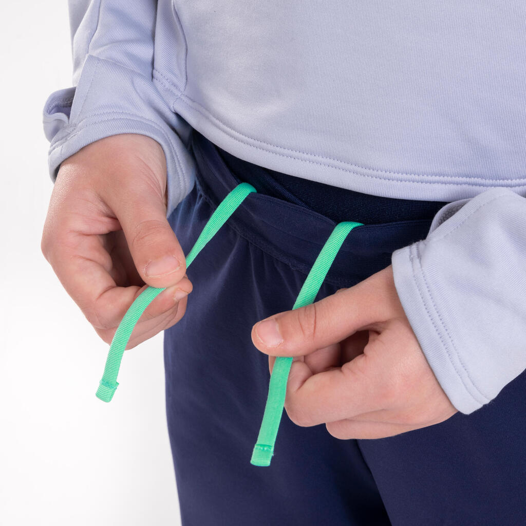 Dečje KIPRUN WARM 900 pantalone sa rajsferšlusom za trčanje