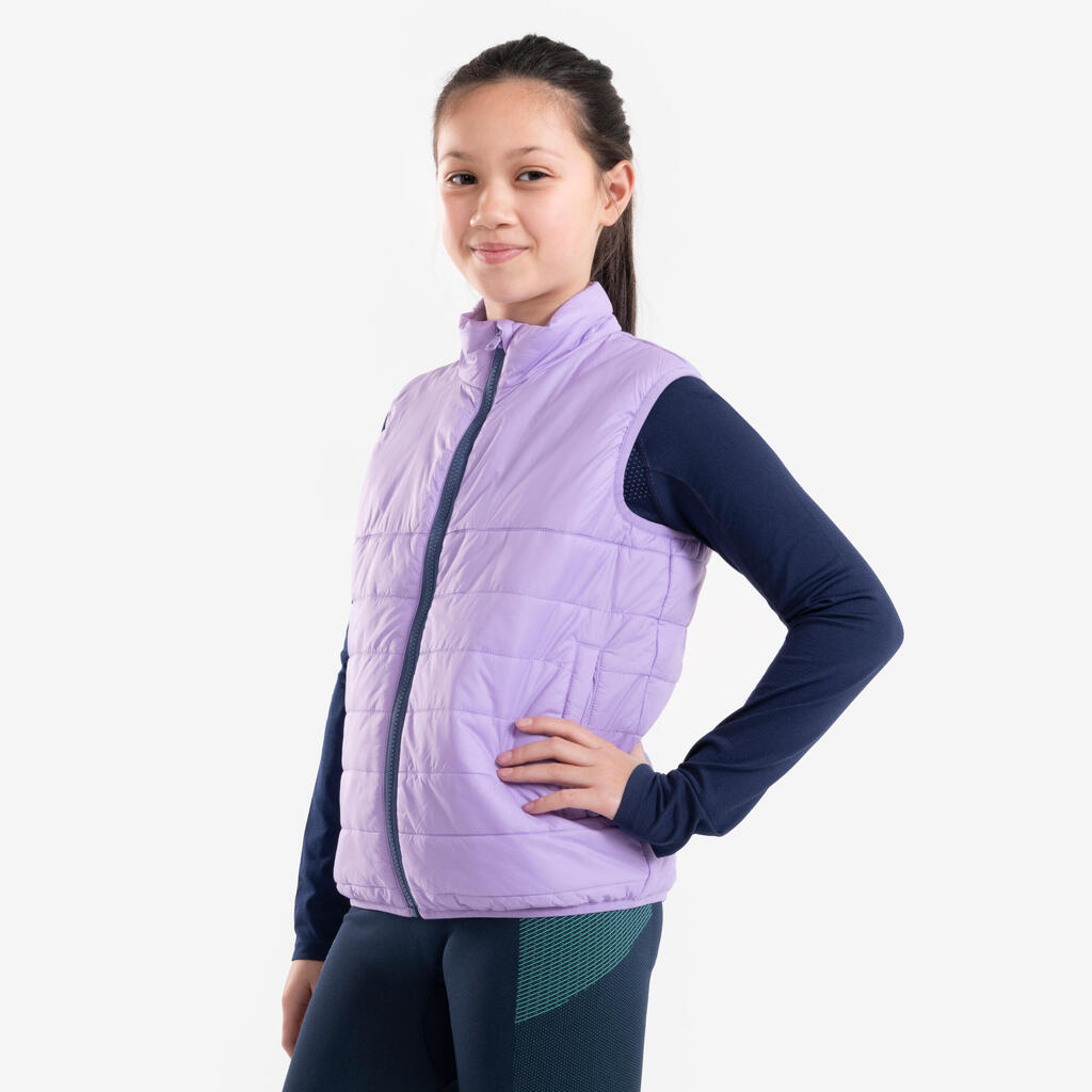 Laufjacke Kinder 3-in-1 wasserdicht herausnehmbare Innenjacke - blau 