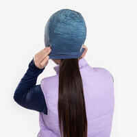 KIPRUN DRY+ Kid's Waterproof Running Hat - Navy/Green