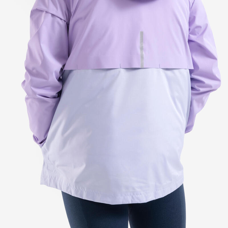 Veste Running Imperméable avec doudoune amovible Enfant, Jacket 3 en 1 violet