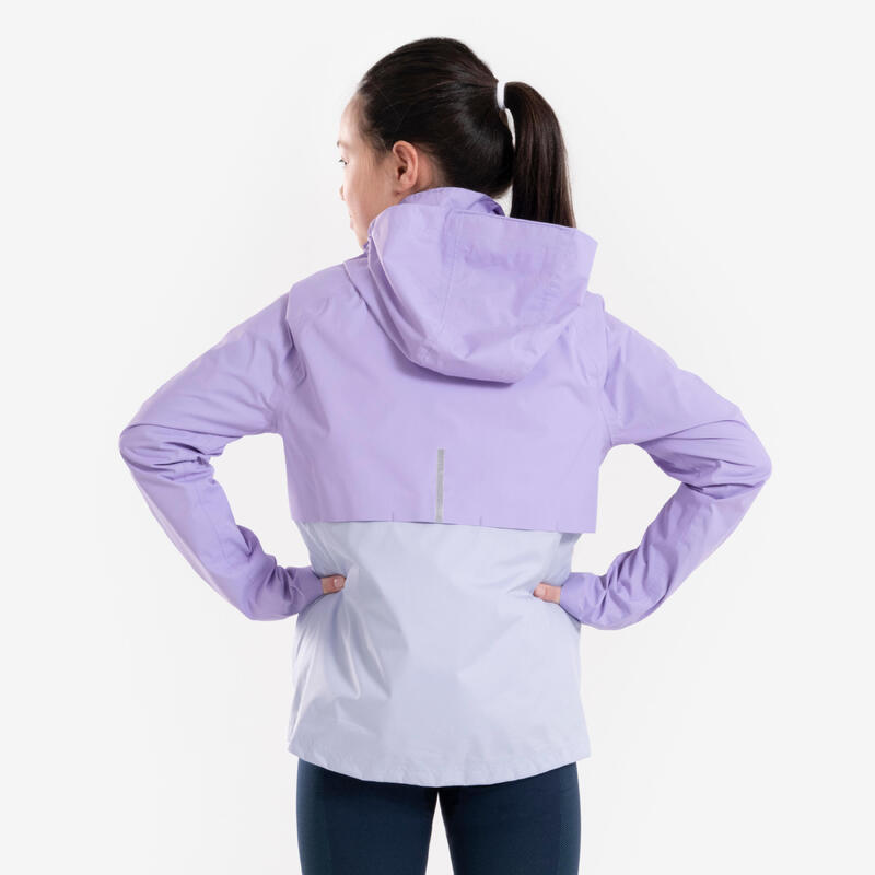 Veste Running Imperméable avec doudoune amovible Enfant, Jacket 3 en 1 violet