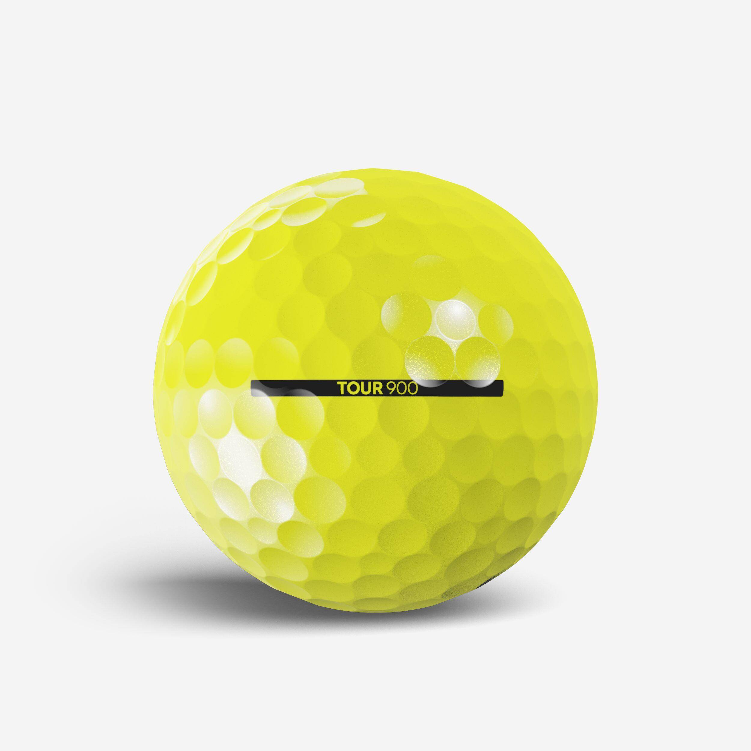 Golf balls x12 - INESIS TOUR 900 yellow -  4
