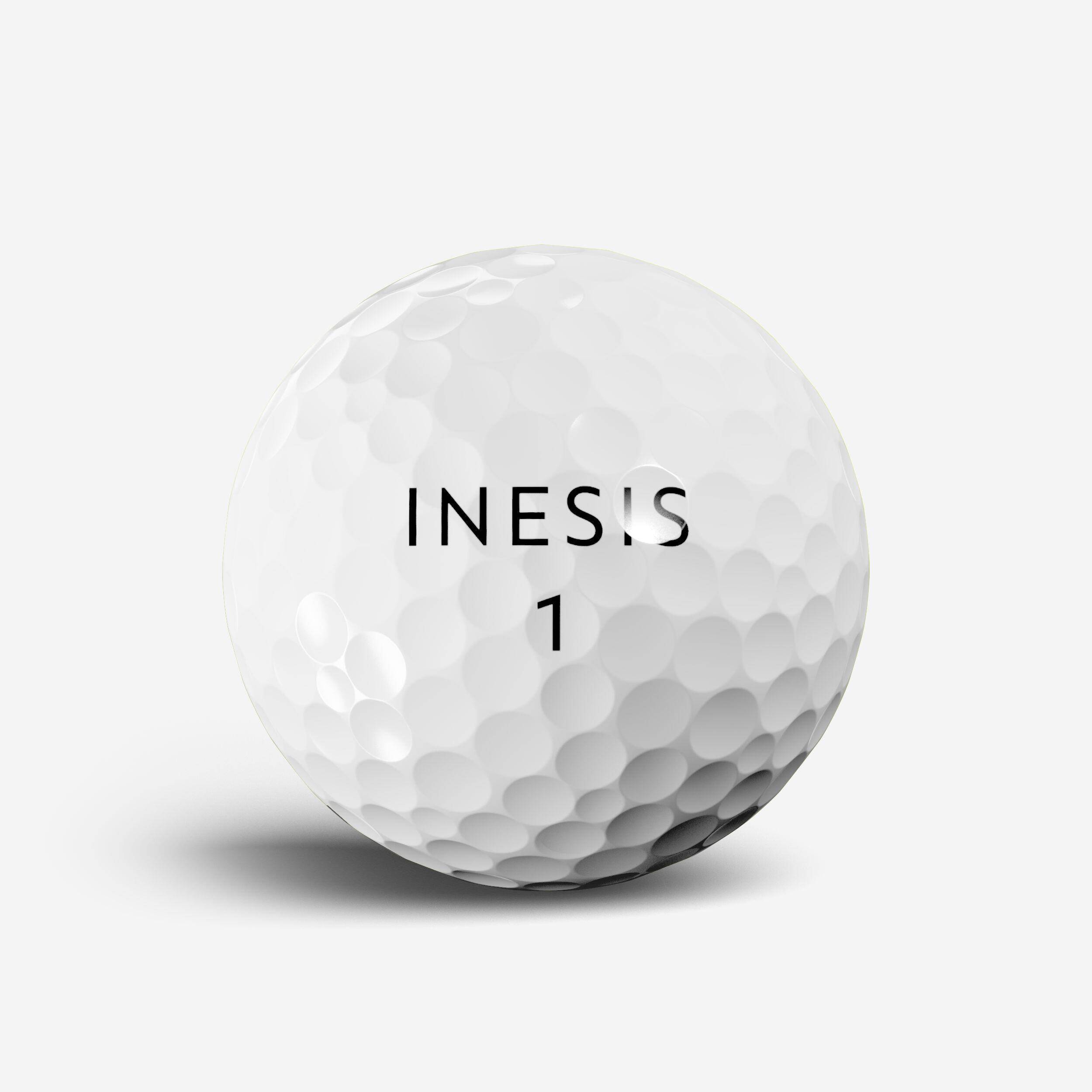 GOLF BALLS x12 - INESIS TOUR 900 WHITE -  2