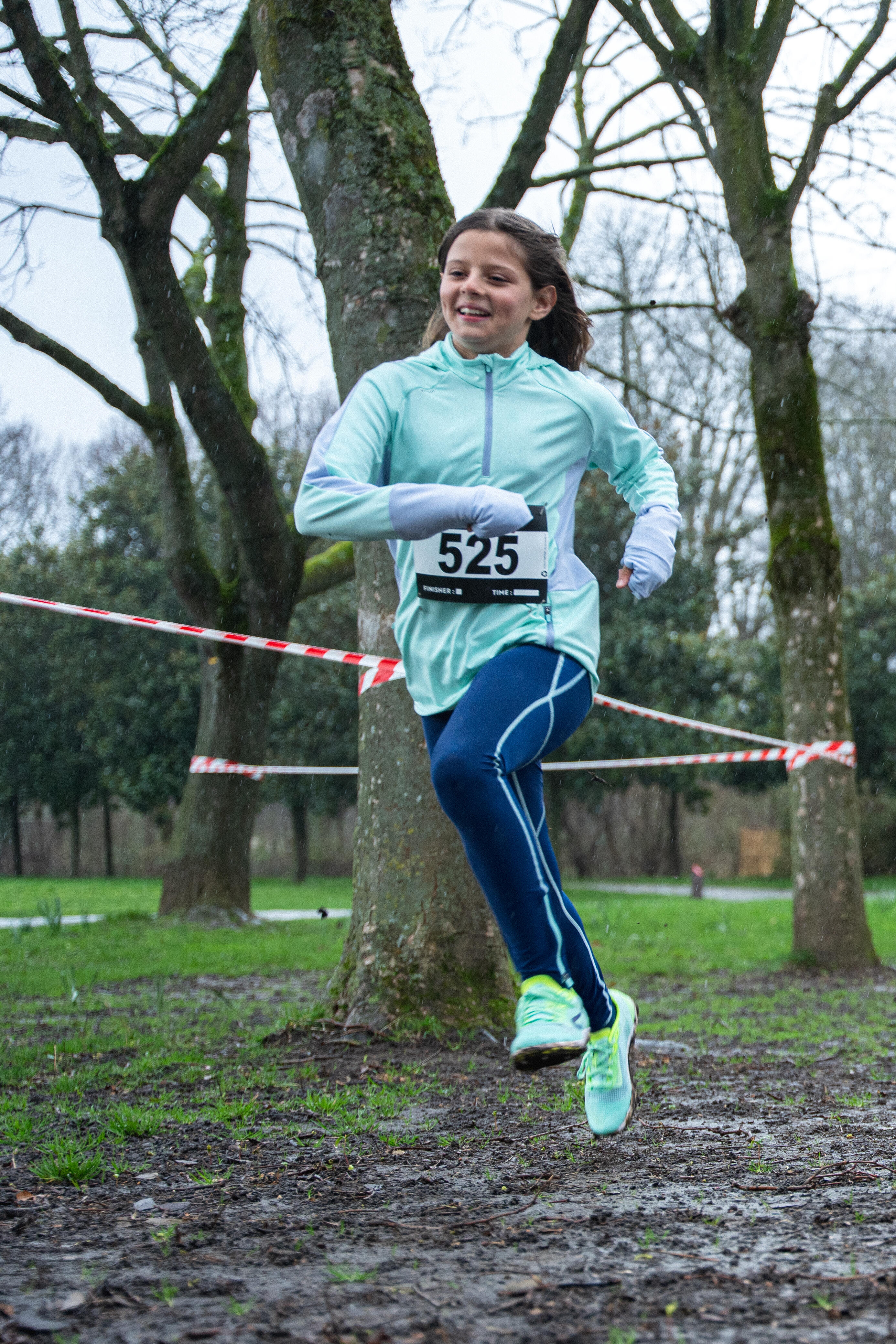 T-Shirt manches longues chaud avec zip fille, KIPRUN WARM+ 900 vert gris 15/15