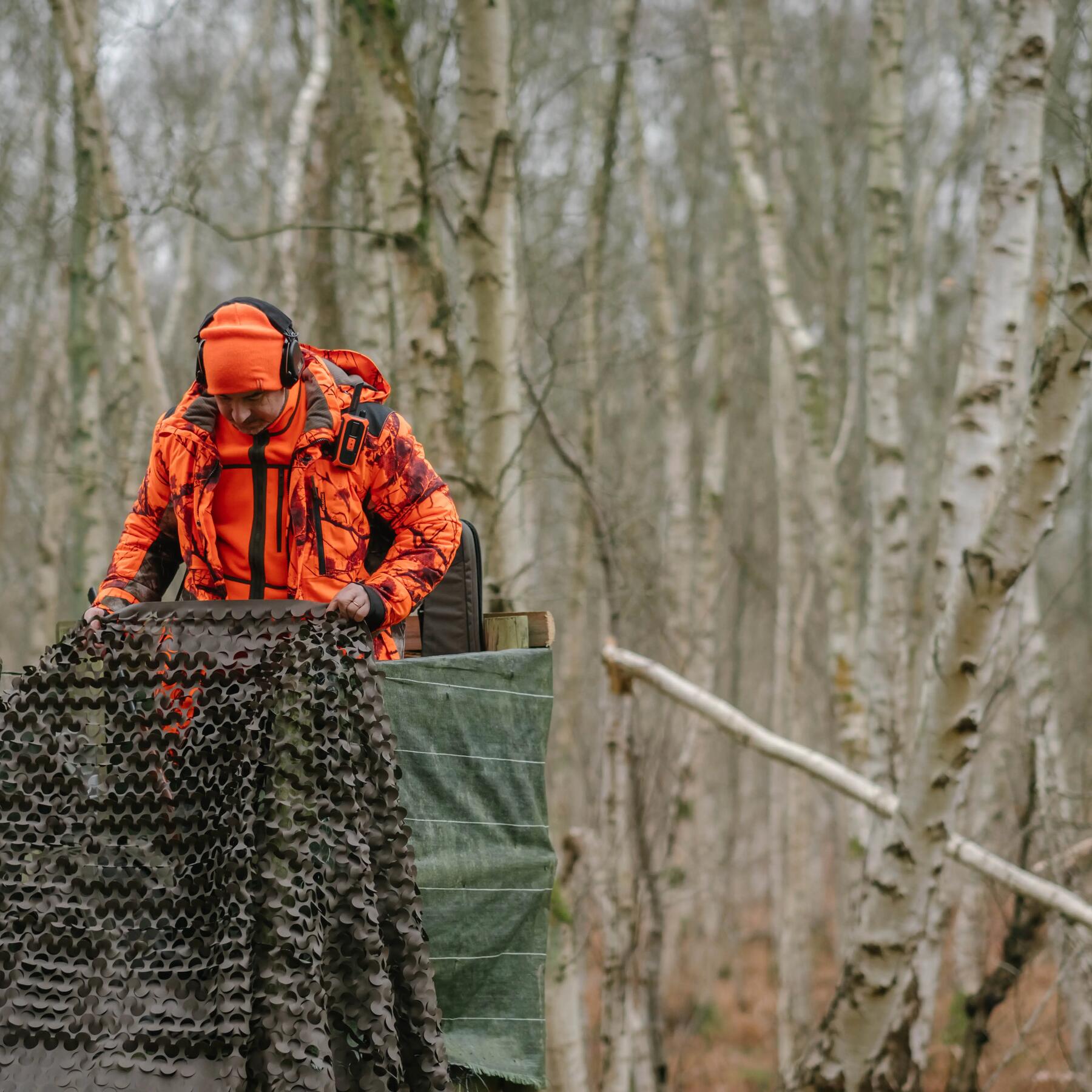 L'affût bouclier Solognac pour la chasse des pigeons ramiers et palombes