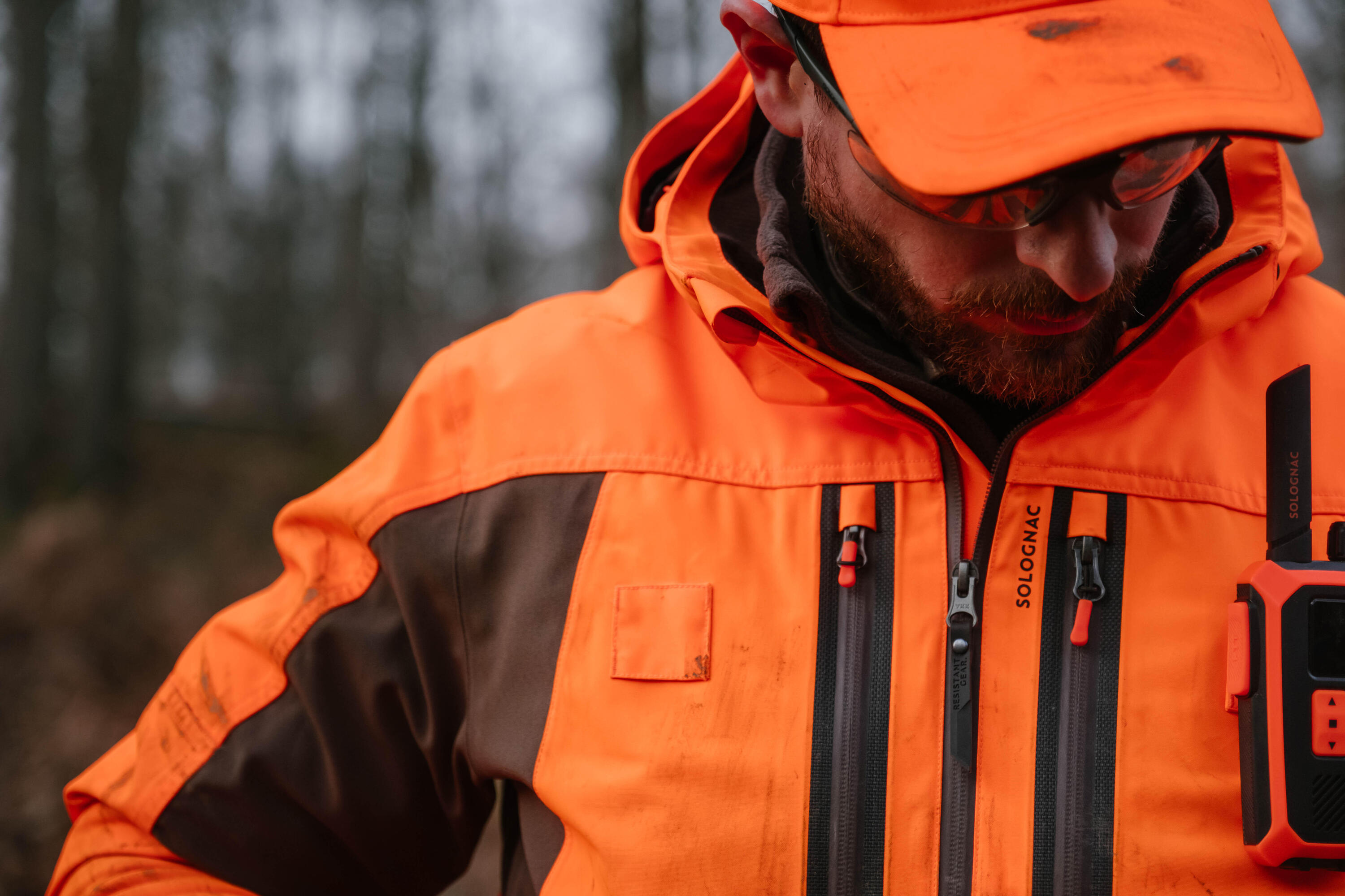 Jagdjacke Regenjacke Renfort 900 orange 19/20