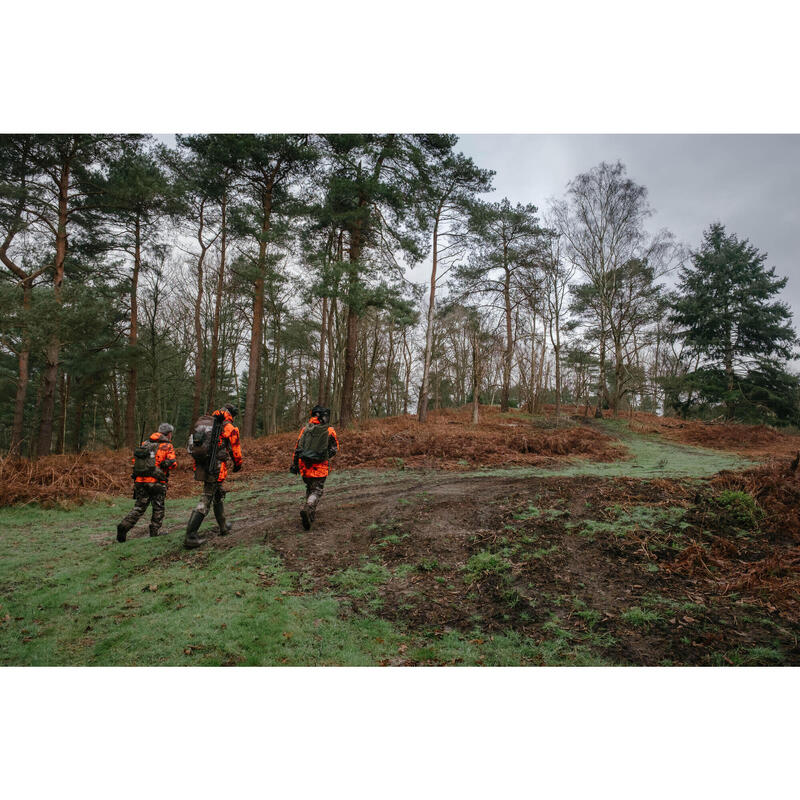 Warme waterdichte geluidloze camouflagebroek voor de jacht dames 500 Treemetic