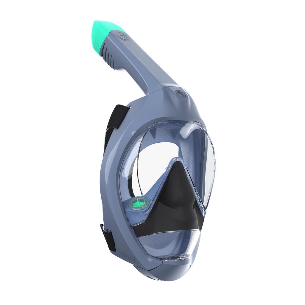 מסכת צלילה Easybreath למבוגרים - כחול דמדומים 900