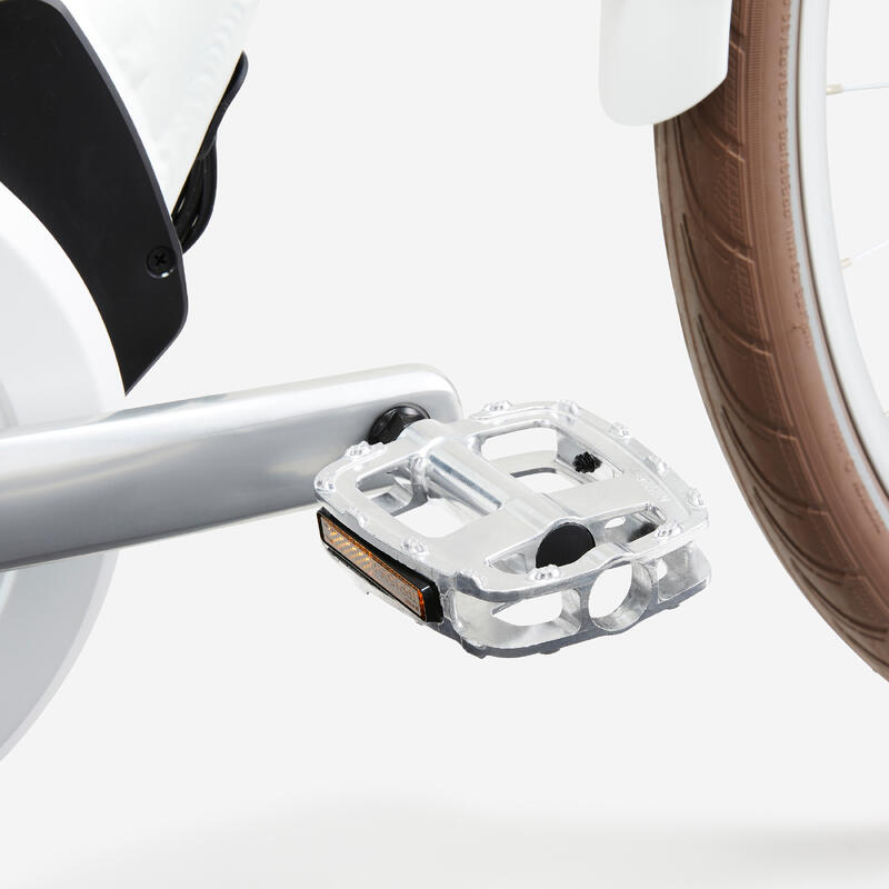 Bicicletă de oraș electrică Elops 920 connect LF Alb