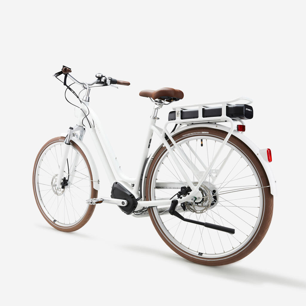 Mestský elektrický bicykel Elops 920 E Connect tmavozelený