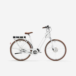 Vélo de ville électrique Elops 920 connect LF blanc