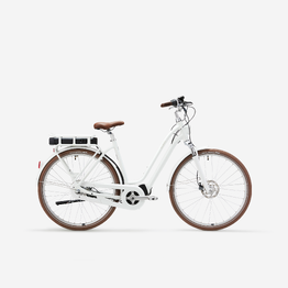 Vélo de ville électrique Elops 920 LF blanc
