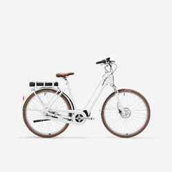 Vélo de ville électrique connecté Elops 920 E Connect LF blanc