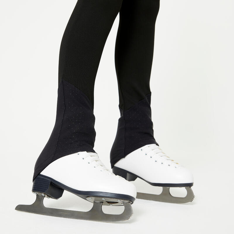 Colanți ANTRENAMENT PATINAJ artistic Negru Copii 