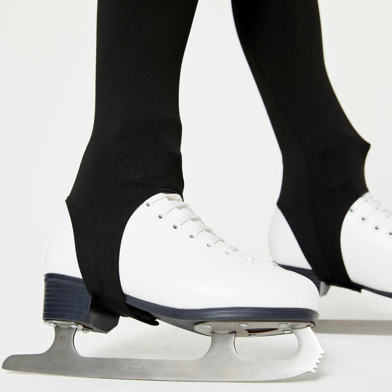 Colanți antrenament patinaj artistic Negru Copii
