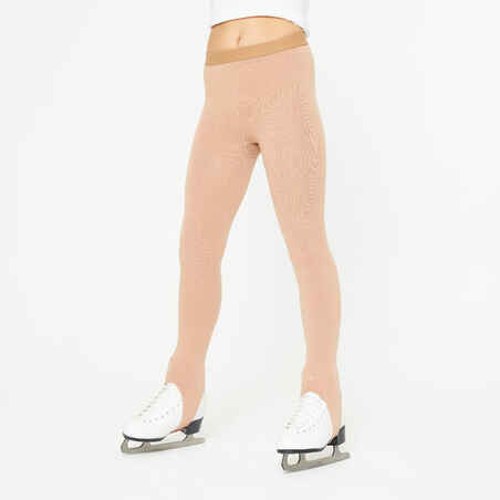 Kids' Figure Skating Training Stirrup Tights