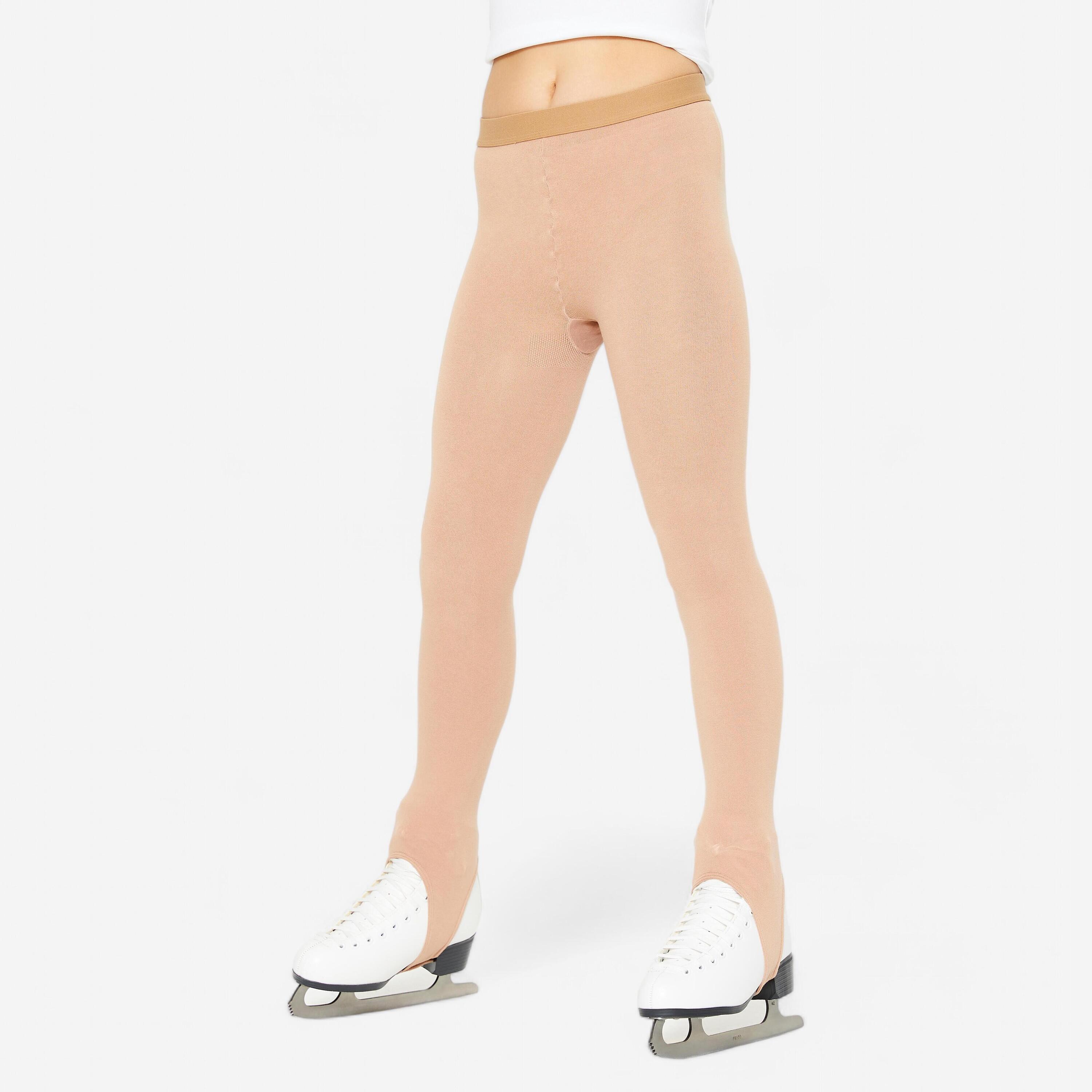 Kids' Figure Skating Training Stirrup Tights 1/7