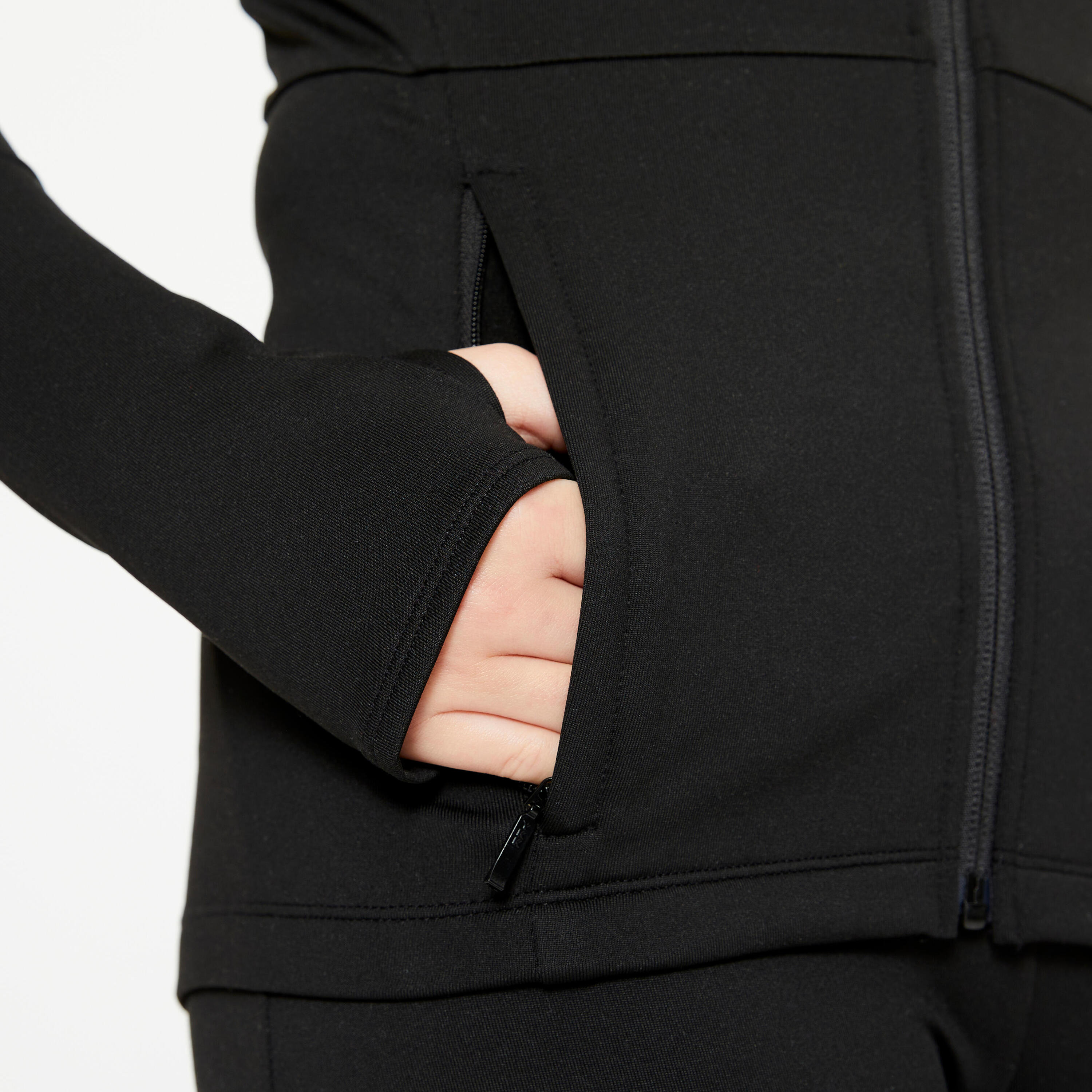 Kunstschaatsvest voor training kinderen zwart 7/8