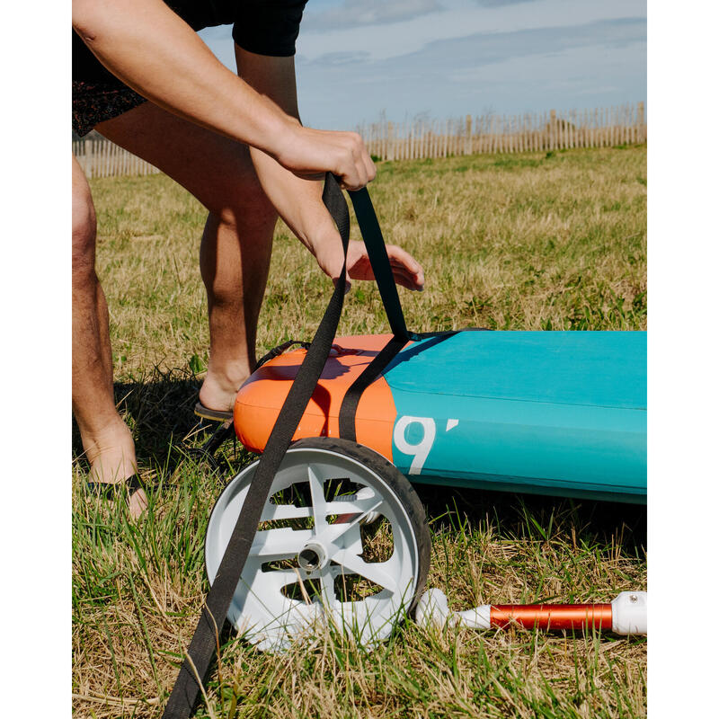 Carrinho de transporte ultra-compacto para SUP e kayak