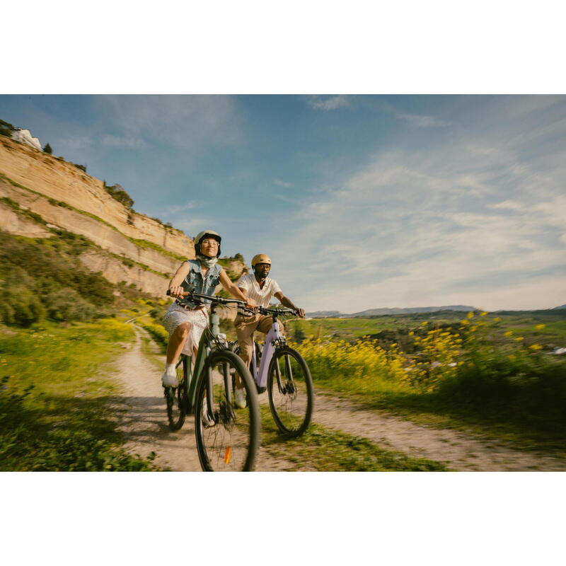 Bicicleta Todocamino Eléctrica e-actv 500 Verde Motor Central Cuadro Bajo